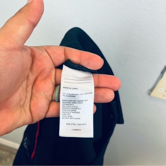 Laundry by shelli segal size L striped button fly pants - Picture 6 of 6